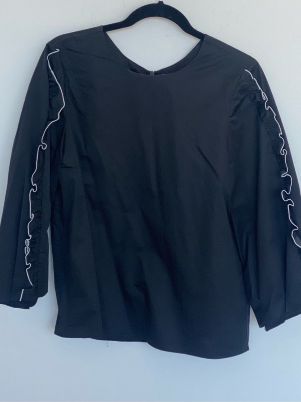 Tibi Spectator Ruffle Blouse Size 6 - Picture 7 of 11
